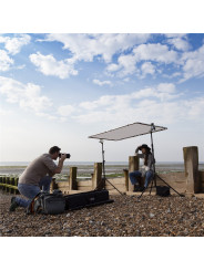 Pro Scrim All In One Kit 1,1 x 2 m Medium Manfrotto - Entwickelt, um die Fantasie kreativer Bildermacher zu fesseln Leichtes All