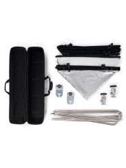 Pro Scrim All-in-One-Kit 2 x 2 groß Manfrotto - Pro Scrim Entwickelt, um die Fantasie kreativer Bildermacher zu fesseln Leichtes