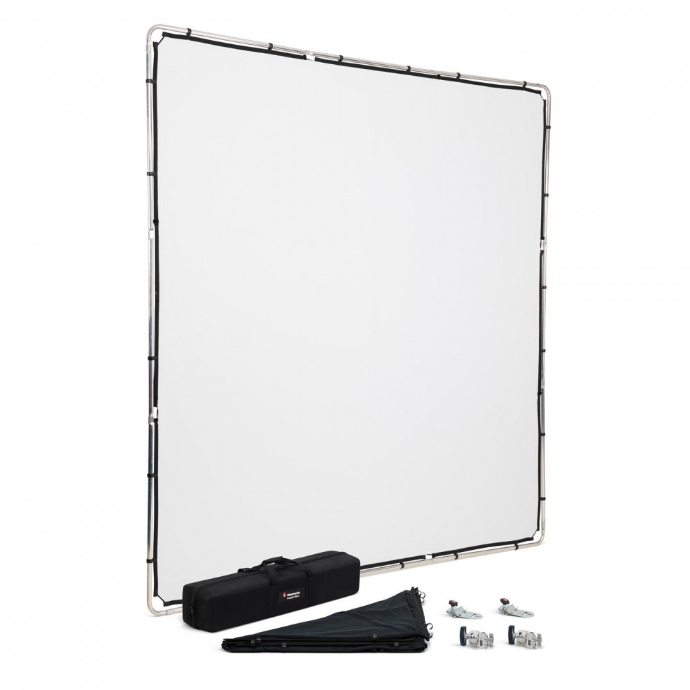 Pro Scrim All In One Kit 2.9 x 2.9 Extra Large Manfrotto - Pro Scrim Entwickelt, um die Fantasie kreativer Bildermacher zu fesse