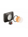LED Light Lumimuse 3 LED schwarz, Mehrzweckfunktion (Outlet) Manfrotto - Nachbelichtung, Gebrauchsspuren 3 helle LED-Leuchten so