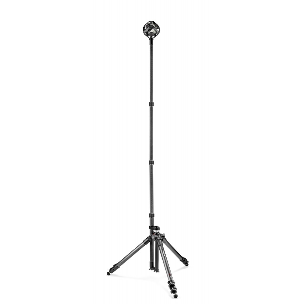 VR 360 Carbon tripod 3 sections with a socket for a projection Manfrotto -  6