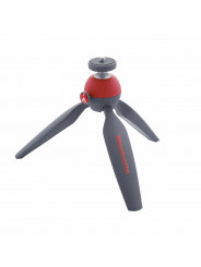 PIXI red table stand Manfrotto - 
Mini tripod for Compact System Cameras
Comfortable handgrip to capture great videos
Push butto